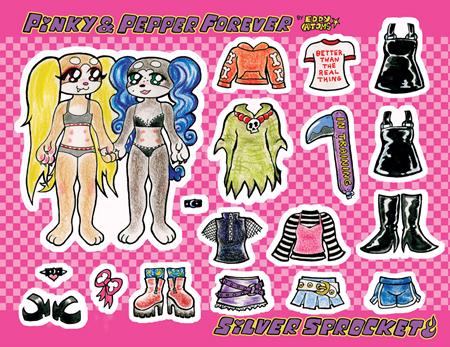 Pinky And Pepper Forever Dress Up Dolls Sticker Sheet - Image - Collectibles - Image - Pop Weasel