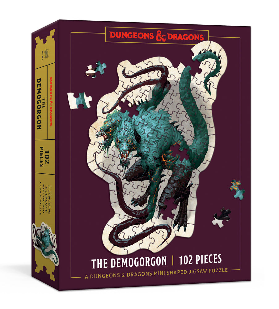 Dungeons & Dragons Mini Shaped Jigsaw Puzzle: The Demogorgon Edition - Puzzles - Image - Pop Weasel