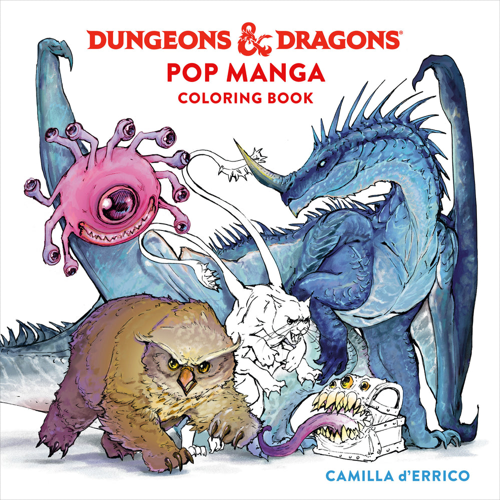 Dungeons & Dragons Pop Manga Coloring Book - Manga - Image - Pop Weasel
