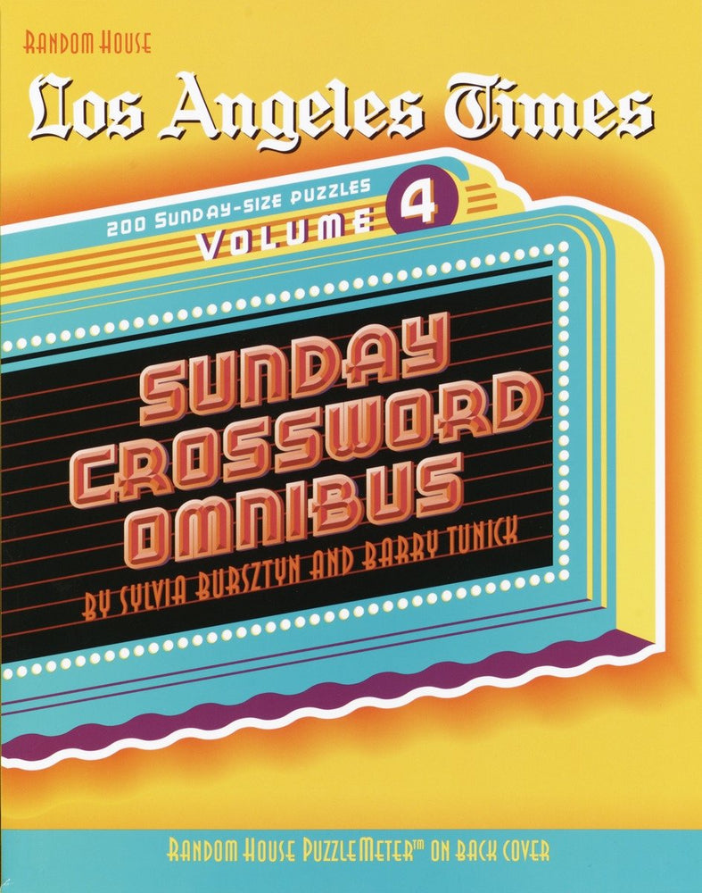 Los Angeles Times Sunday Crossword Omnibus, Volume 4 - Graphic Novels - Image - Pop Weasel