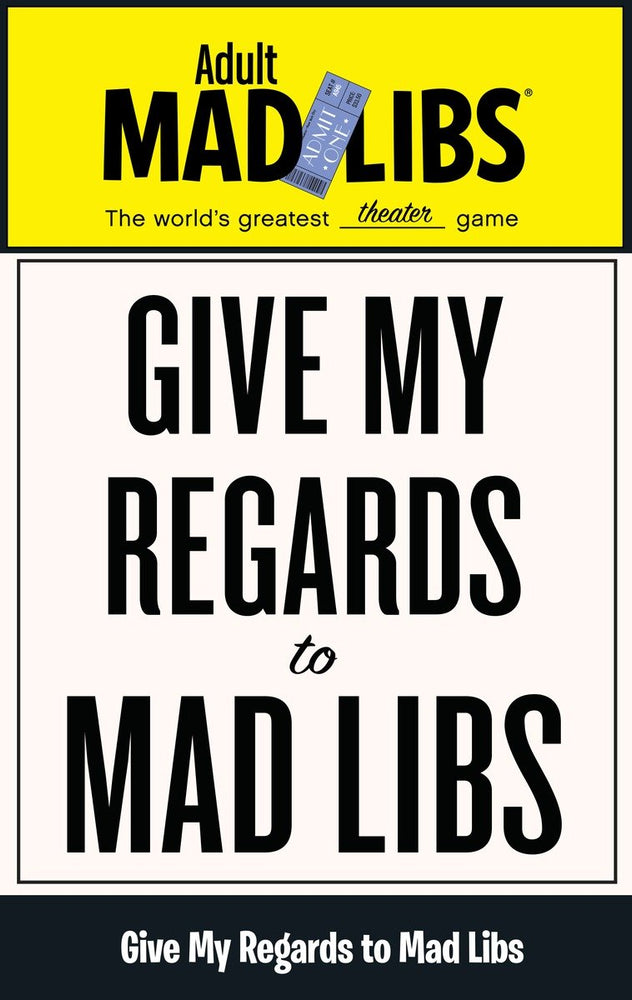 Give My Regards to Mad Libs - Graphic Novels - Image - Pop Weasel