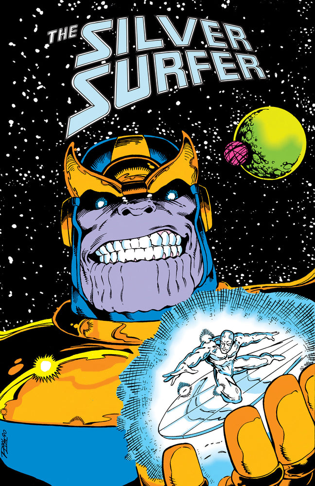 Silver Surfer: The Infinity Gauntlet Omnibus Ron Lim Marvel Age Cover [DM Only] - Graphic Novels - Image - Pop Weasel