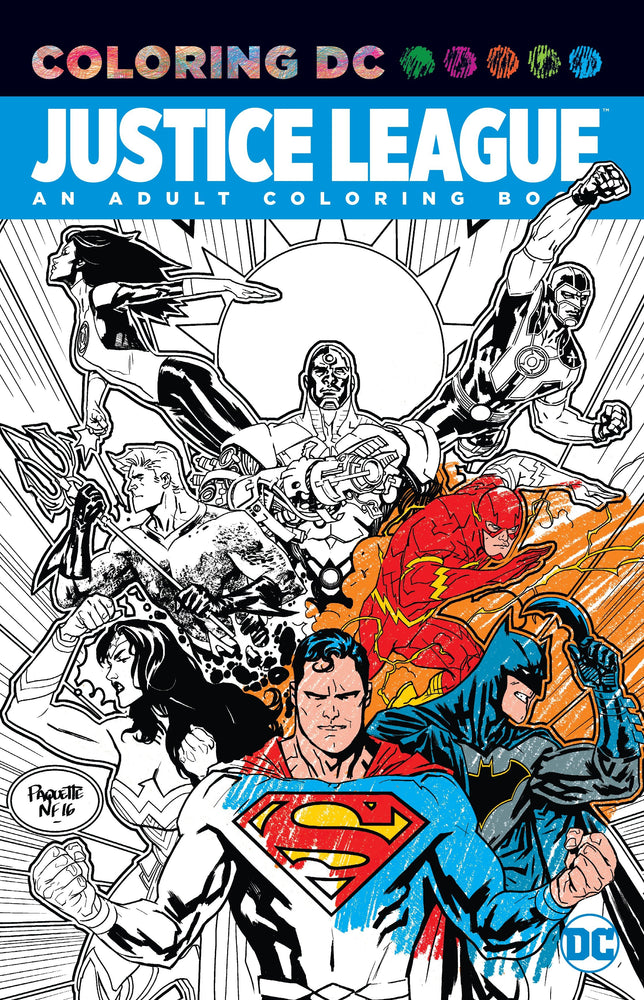 Justice League: An Adult Coloring Book - Graphic Novels - Image - Pop Weasel