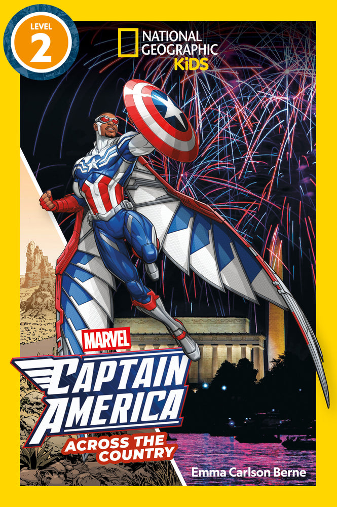 Marvel's Captain America Across the Country (National Geographic Kids Readers, Level 2) - Graphic Novels - Image - Pop Weasel