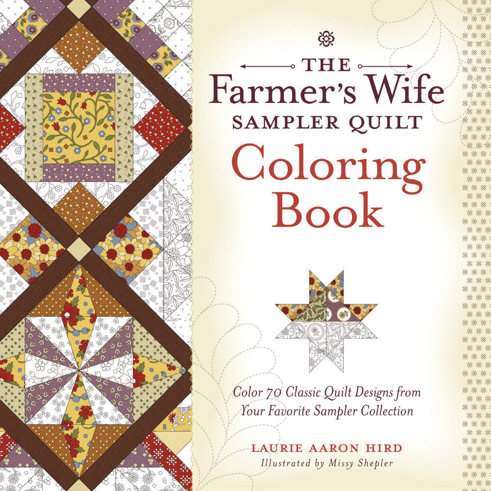 The Farmer's Wife Sampler Quilt Coloring Book - Books - Image - Pop Weasel