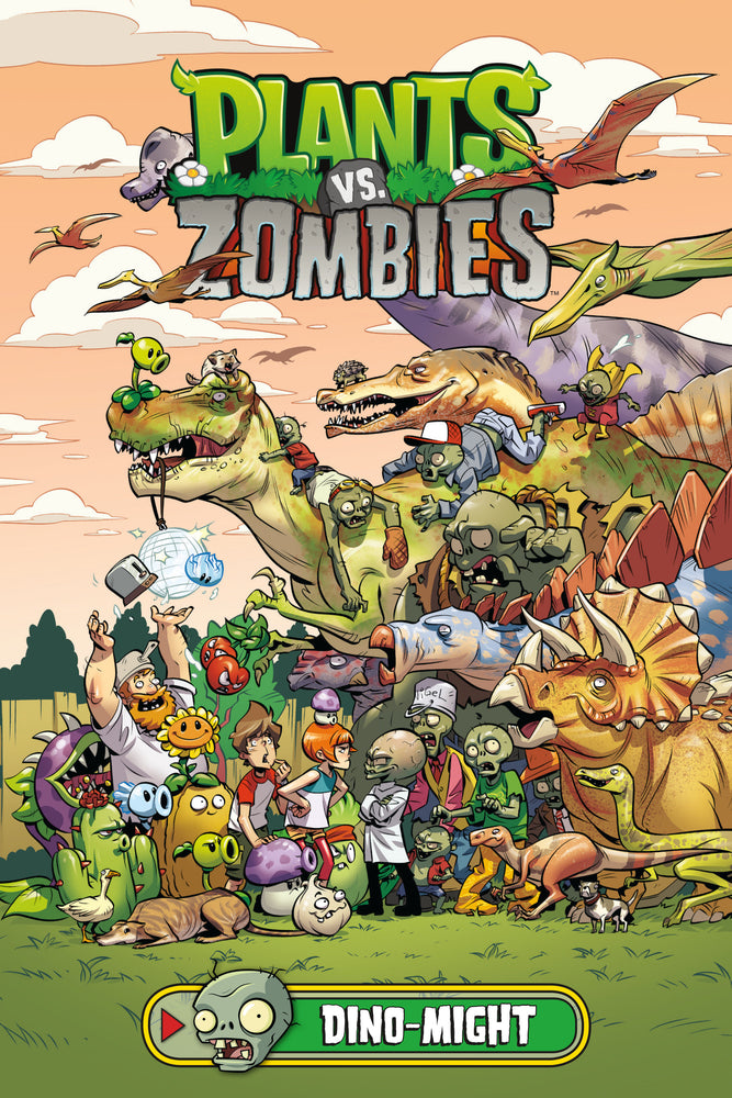 Plants vs. Zombies Volume 12: Dino-Might | Hardcover - Graphic Novels - Image - Pop Weasel