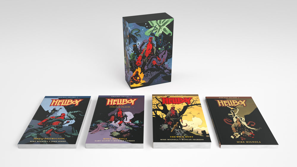 Hellboy Omnibus Boxed Set - Trade Paper Boxed Set - Image - Pop Weasel