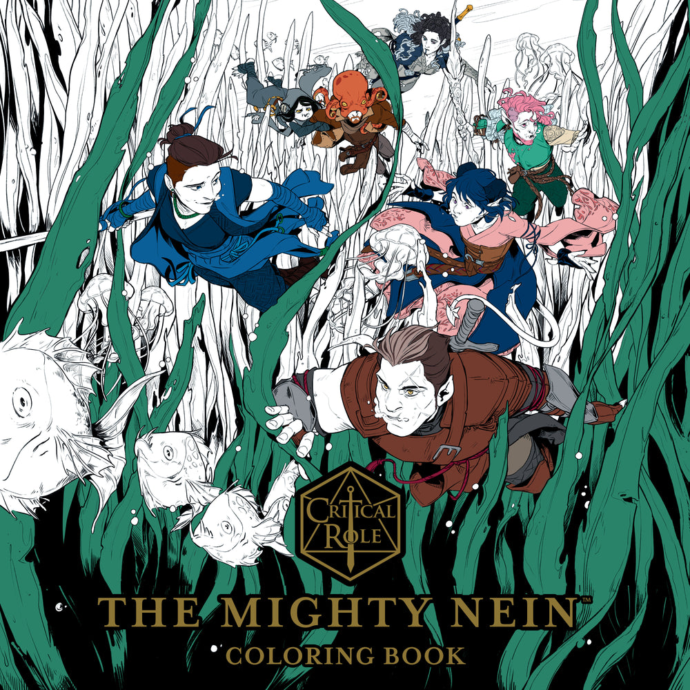 Critical Role: The Mighty Nein Coloring Book - Graphic Novels - Image - Pop Weasel