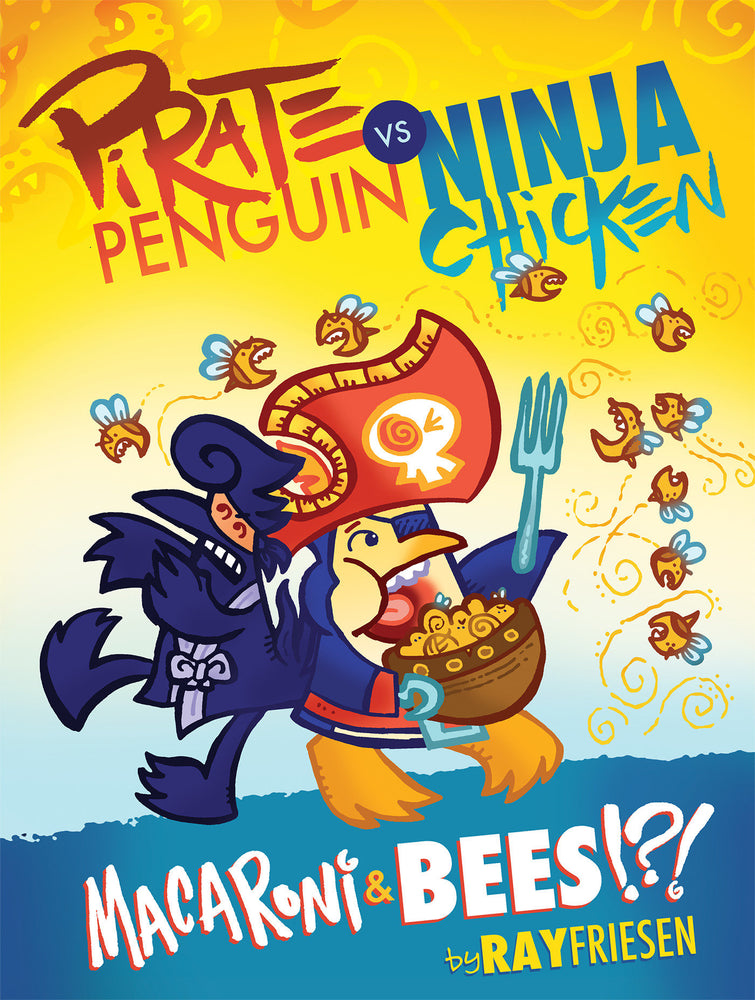 Pirate Penguin vs Ninja Chicken Volume 3: Macaroni and Bees?!? | Hardcover - Graphic Novels - Image - Pop Weasel