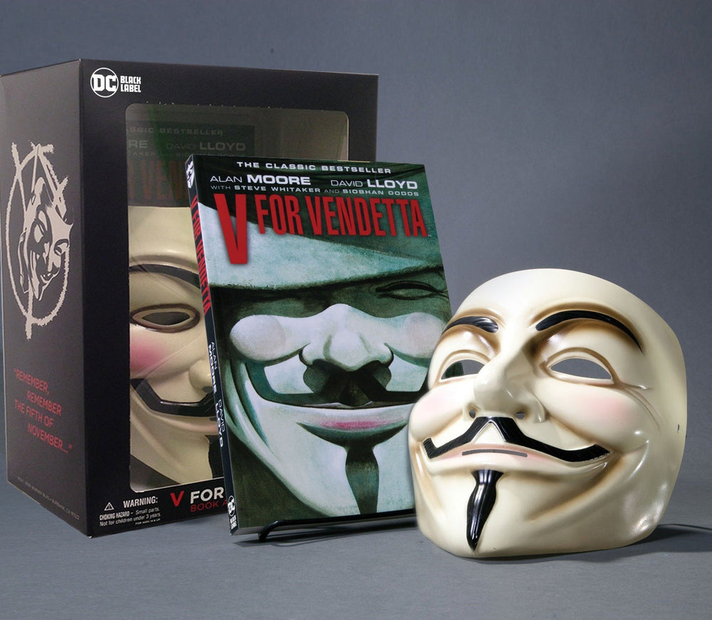 V for Vendetta Book & Mask Set image - Books - Image - Pop Weasel