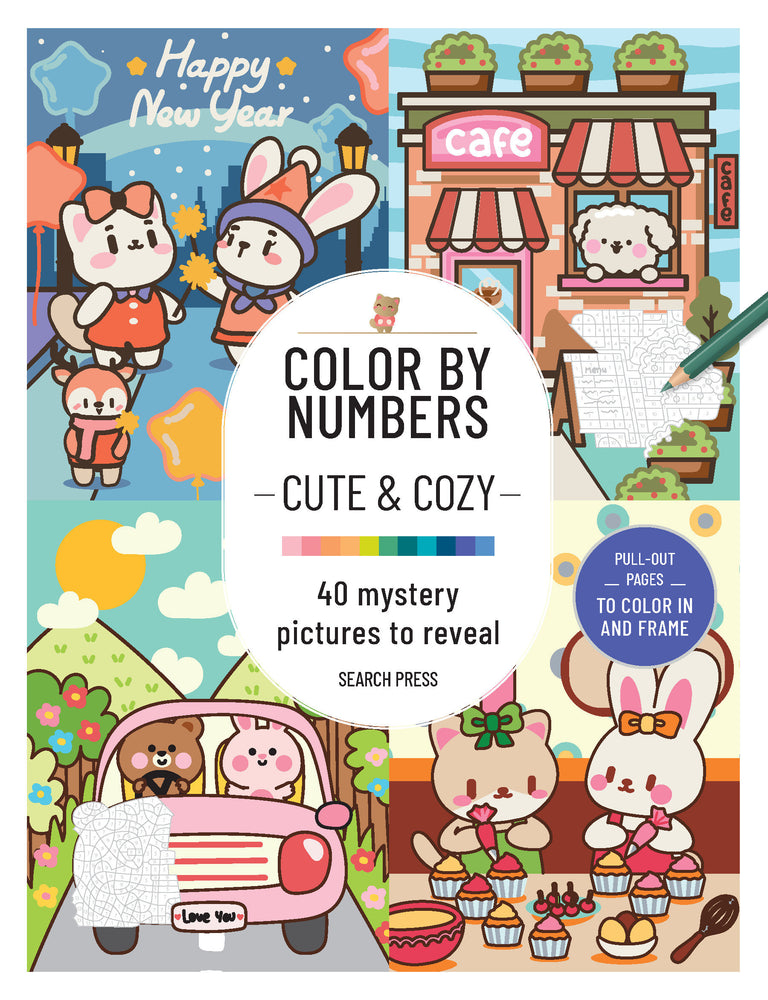 Color By Numbers Cute And Cozy - Graphic Novels - Image - Pop Weasel