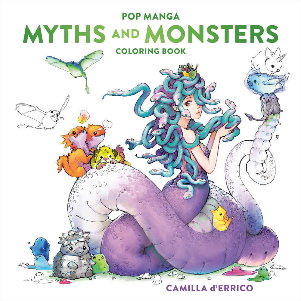 Pop Manga Myths and Monsters Coloring Book - Manga - Image - Pop Weasel