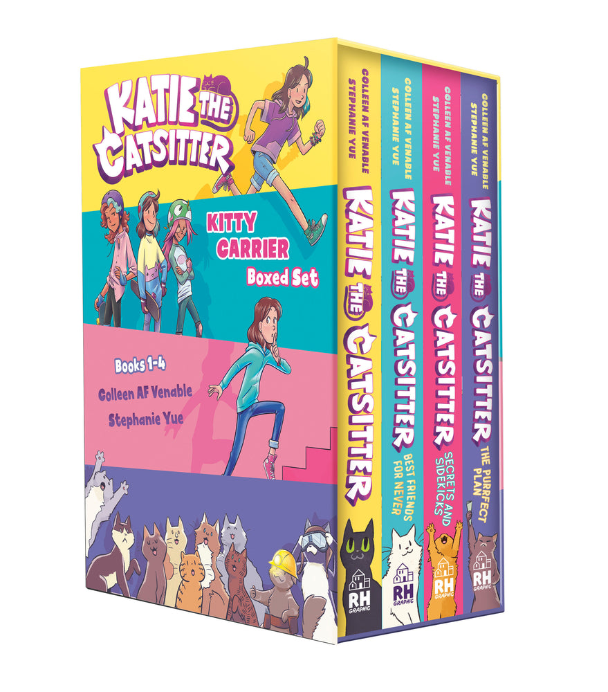 Katie the Catsitter: Kitty Carrier Box Set (Books 1-4) - Trade Paper Boxed Set - Image - Pop Weasel