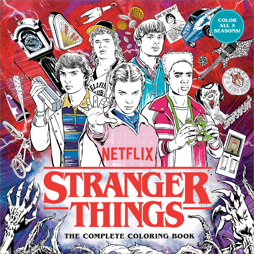 Stranger Things: The Complete Coloring Book (Color All Five Seasons!) - Graphic Novels - Image - Pop Weasel