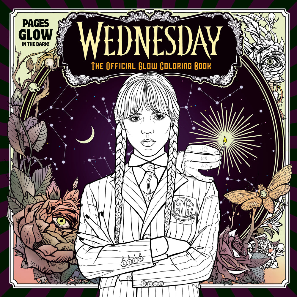 Wednesday Official Glow Coloring Book - Graphic Novels - Image - Pop Weasel