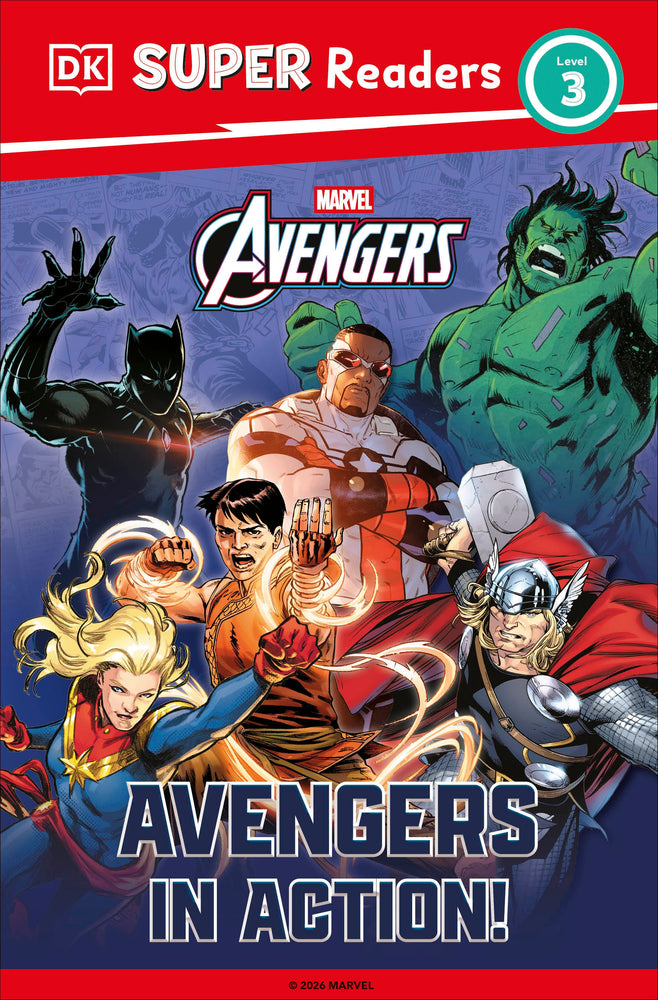 DK Super Readers Level 3 Marvel Avengers in Action - Graphic Novels - Image - Pop Weasel
