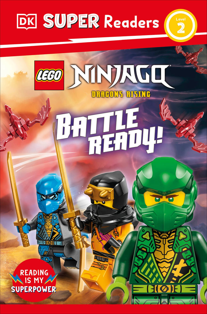 DK Super Readers Level 2 LEGO NINJAGO Dragons Rising Battle Ready! - Graphic Novels - Image - Pop Weasel