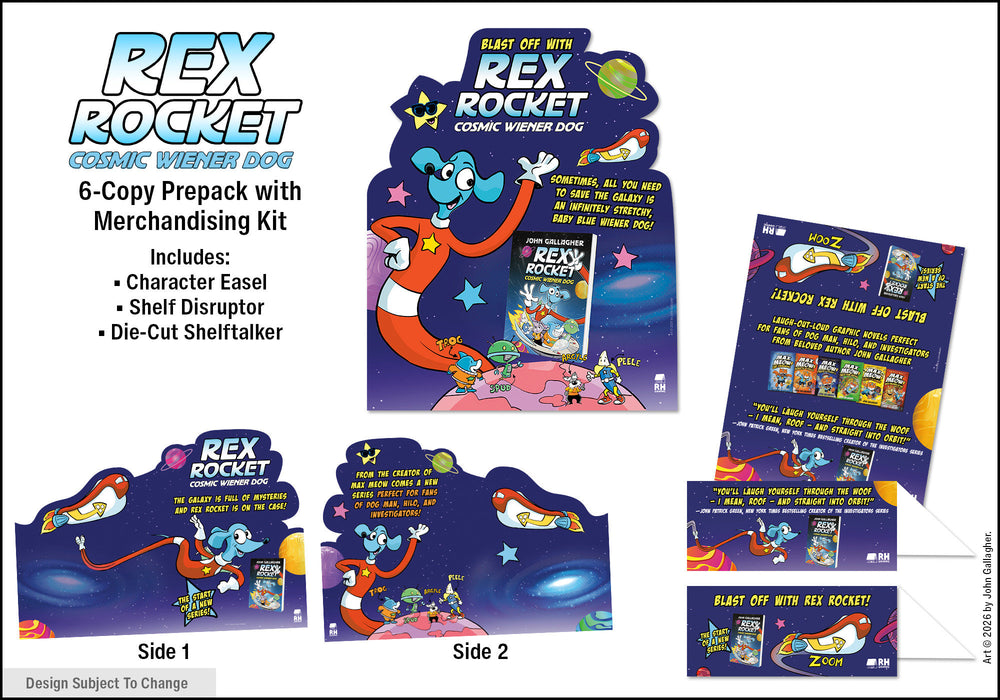 Rex Rocket: Cosmic Wiener Dog 6-copy Prepack With Merchandising Kit - Books - Image - Pop Weasel