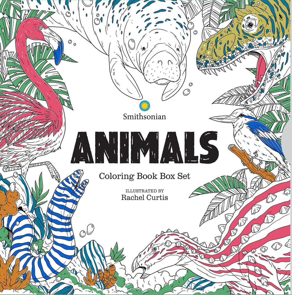 Animals: A Smithsonian Coloring Book Box Set - Books - Image - Pop Weasel