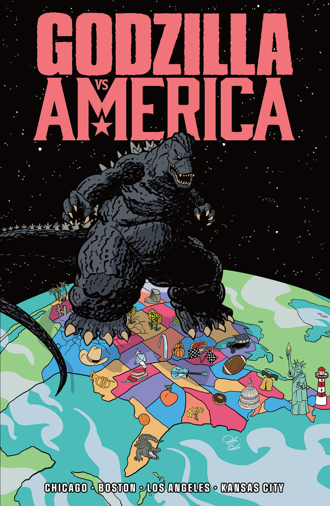 Godzilla Vs. America: Boston, Chicago, Kansas City, Los Angeles - Graphic Novels - Image - Pop Weasel