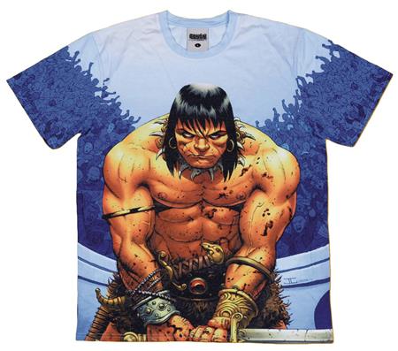 Conan Fighting Pits T-shirt S - Image - Comics - Image - Pop Weasel