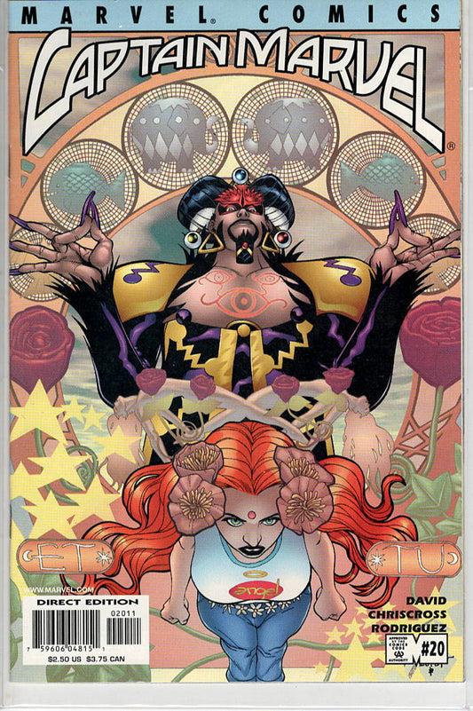 Pre-Owned - Captain Marvel #20  (August 2001) Scanned Image Pop Weasel Pre-Owned Comics
