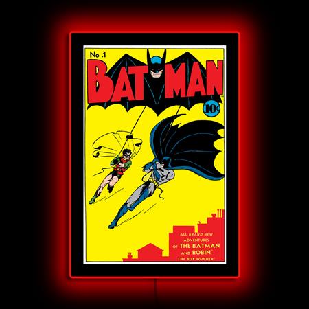 Batman No 1 Mini Poster Plus Led Illuminated  Sign - Image