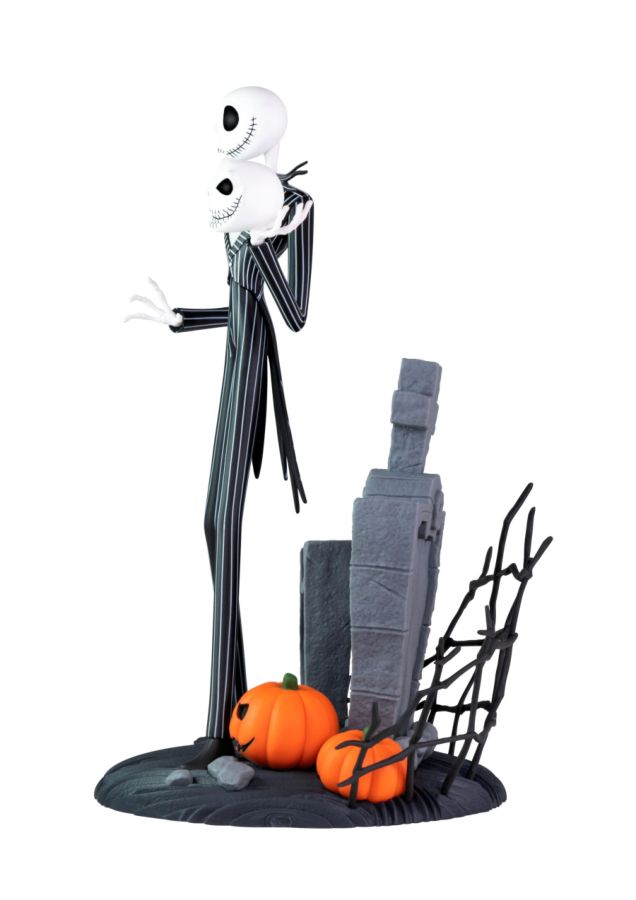 Image Pop Weasel - Image 3 of The Nightmare Before Christmas - Jack Scary Smiling Face 1:10 Scale Figure - ABYstyle - Statue - Image - Pop Weasel