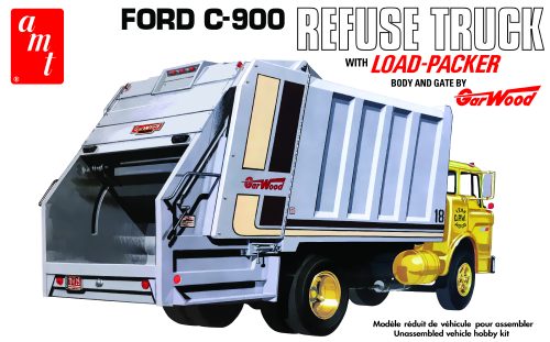 1/25 Ford C-900 Garbage Truck - Model - Image - Pop Weasel