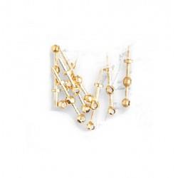 Stanchions 2 Hole 2x14mm (4) - Model - Image - Pop Weasel