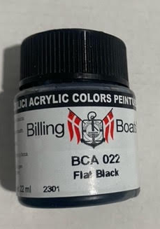 Bottle Acryl: Matt Black 22ml - Model - Image - Pop Weasel