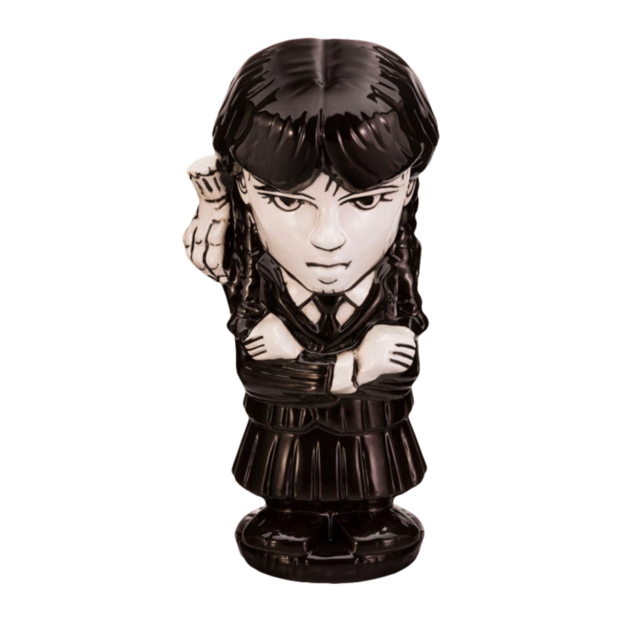 Wednesday (TV) - Wednesday Addams with Thing Geeki Tikis Mug - Beeline Creative - Homewares - Image - Pop Weasel