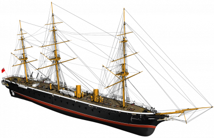 xxc1/100 HMS Warrior - Model - Image - Pop Weasel