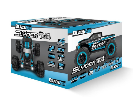 1/16 Slyder 4WD MT Blue w/b&amp;ch - Model - Image - Pop Weasel