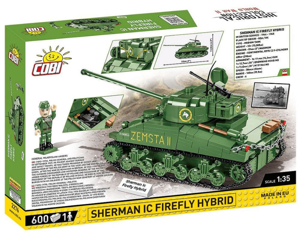 Image Pop Weasel - Image 3 of World War 2 - Sherman IC Firefly Hybrid (600 Piece Kit) - Cobi - Model - Image - Pop Weasel