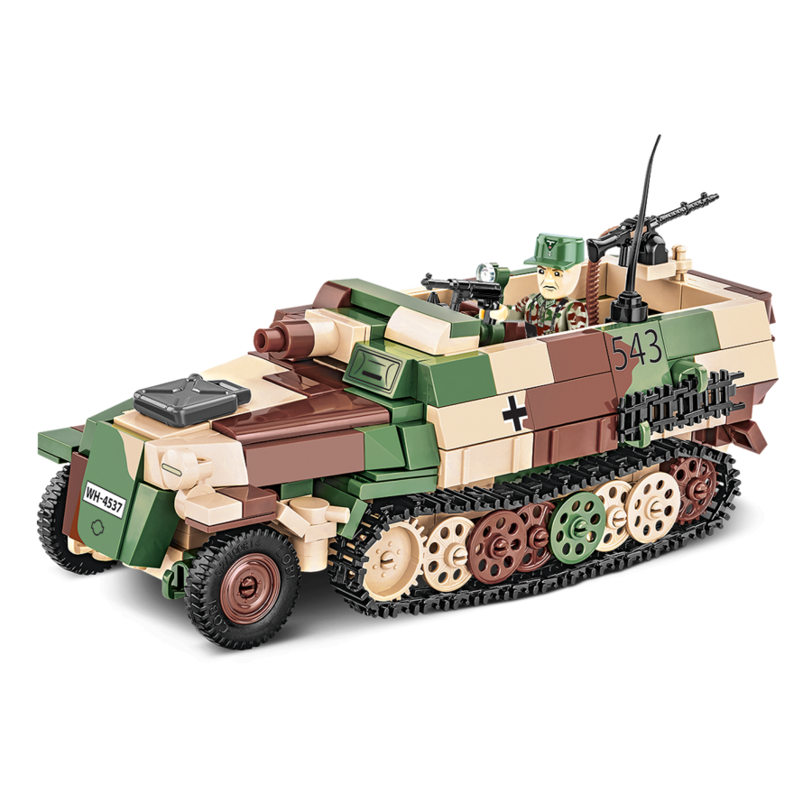 World War 2 - Sd.Kfz.251/9 Stummel Half-Track (485 Piece Kit) - Cobi - Model - Image - Pop Weasel