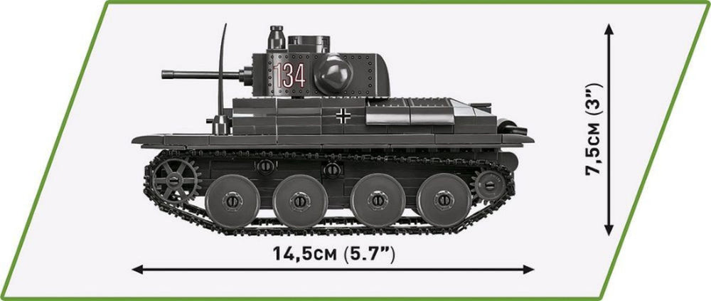 Image Pop Weasel - Image 9 of World War 2 - Matilda II & Panzer 38 (T) Diorama (1008 Piece Kit) - Cobi - Model - Image - Pop Weasel