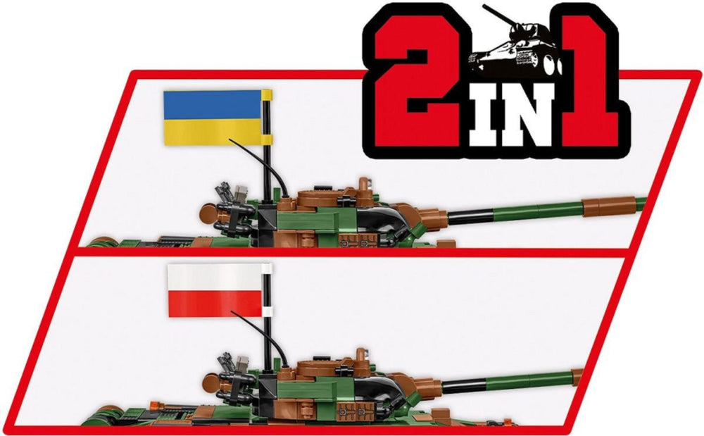 Image Pop Weasel - Image 4 of Armed Forces - T-72M1R (PL/UA) (724 Piece Kit) - Cobi - Model - Image - Pop Weasel