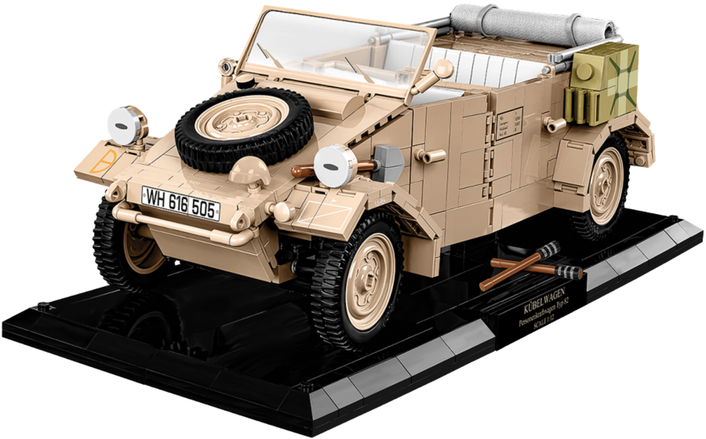 World War 2 - Kubelwagen Typ 82 - Executive Edition (1500 Piece Kit) - Cobi - Model - Image - Pop Weasel