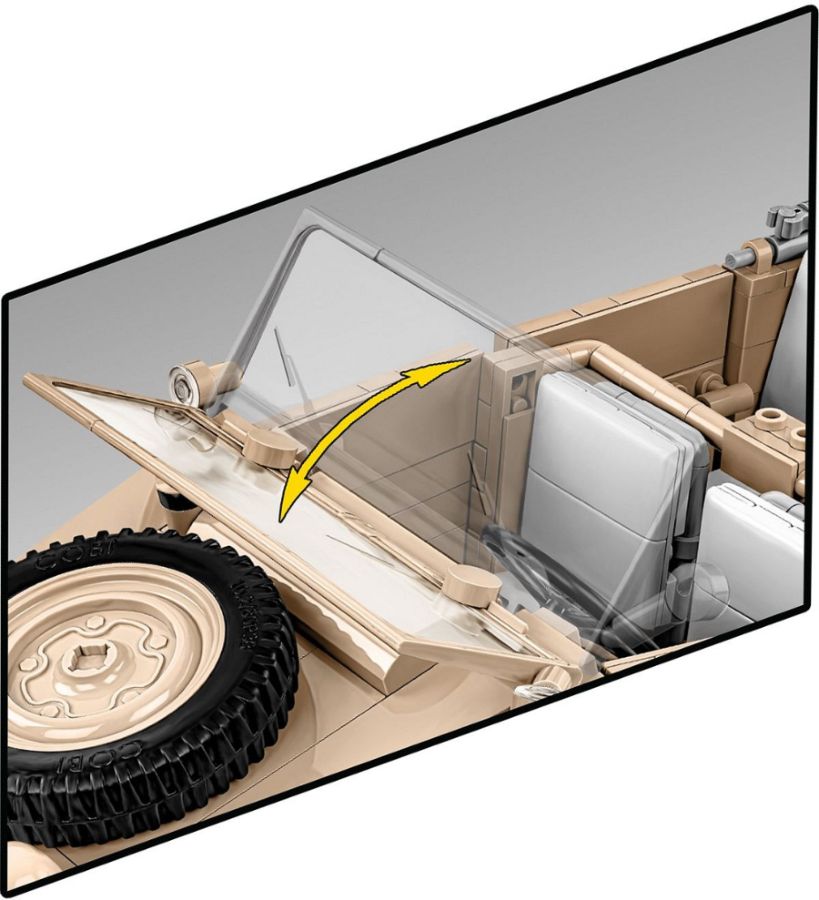 Image Pop Weasel - Image 8 of World War 2 - Kubelwagen Typ 82 - Executive Edition (1500 Piece Kit) - Cobi - Model - Image - Pop Weasel