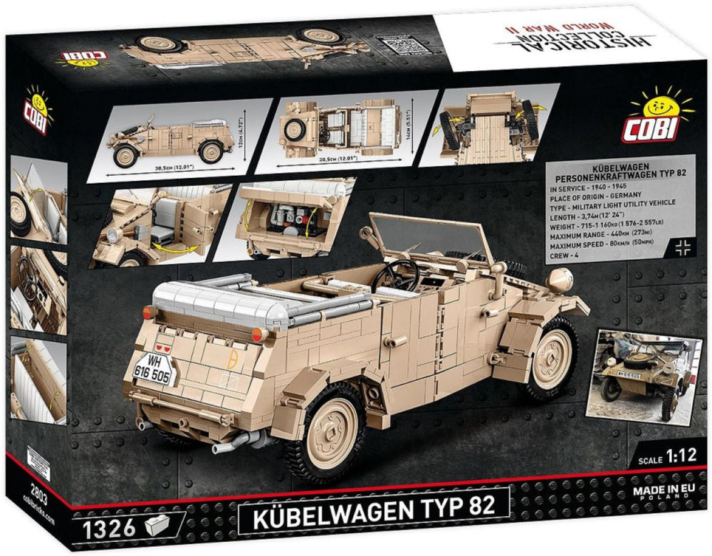 Image Pop Weasel - Image 3 of World War 2 - Kubelwagen Typ 82 (1290 Piece Kit) - Cobi - Model - Image - Pop Weasel