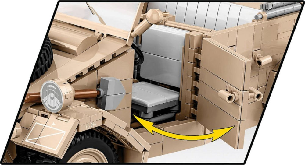 Image Pop Weasel - Image 6 of World War 2 - Kubelwagen Typ 82 (1290 Piece Kit) - Cobi - Model - Image - Pop Weasel