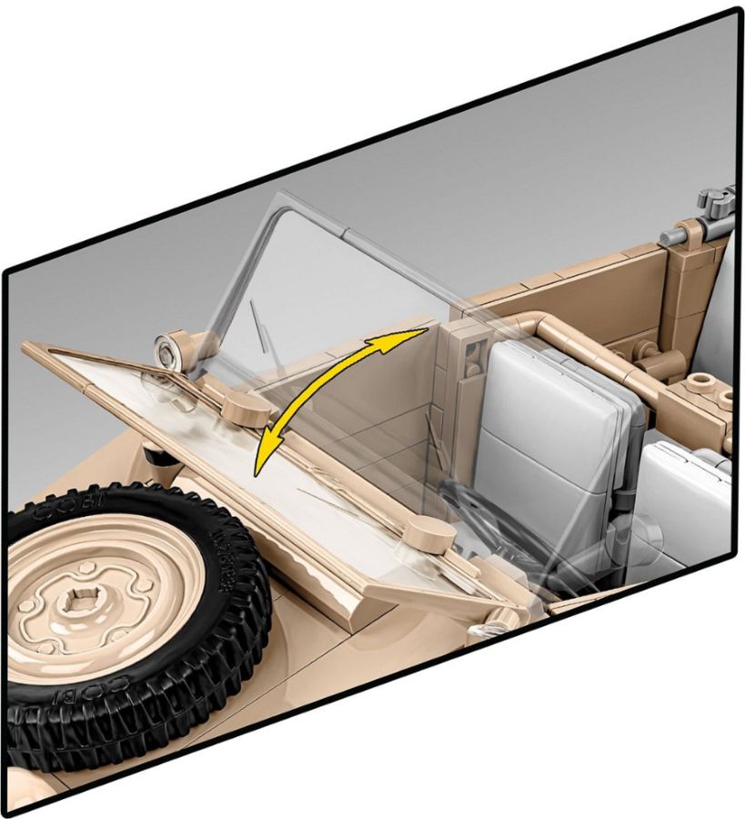 Image Pop Weasel - Image 9 of World War 2 - Kubelwagen Typ 82 (1290 Piece Kit) - Cobi - Model - Image - Pop Weasel