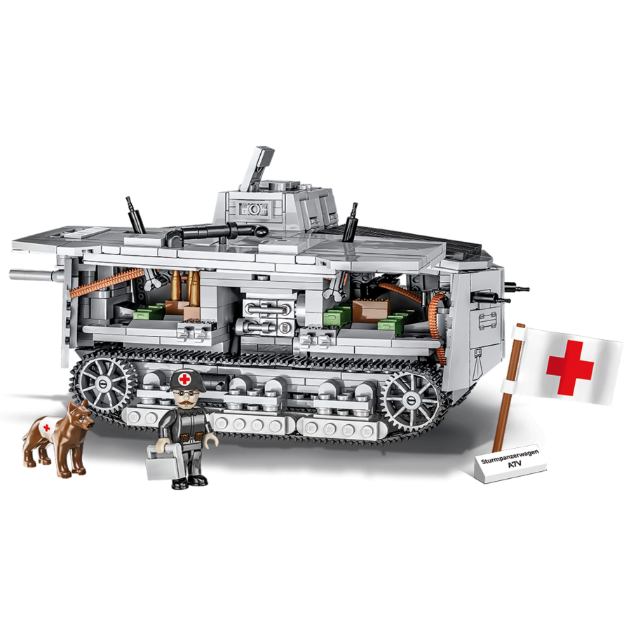 Great War - Sturmpanzerwagen A7V (840 Piece Kit) - Cobi - Model - Image - Pop Weasel