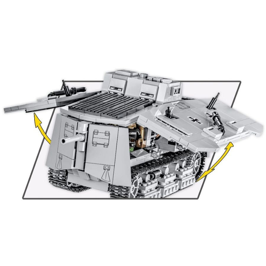 Image Pop Weasel - Image 4 of Great War - Sturmpanzerwagen A7V (840 Piece Kit) - Cobi - Model - Image - Pop Weasel
