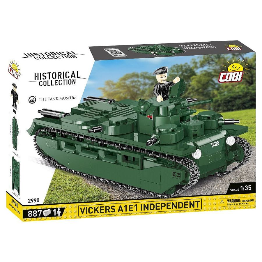 Image Pop Weasel - Image 2 of Great War - Vickers A1E1 Independent (886 Piece Kit) - Cobi - Model - Image - Pop Weasel