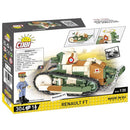 Image Pop Weasel - Image 3 of Great War - Renault FT (Pere des Chars) (302 Piece Kit) - Cobi
