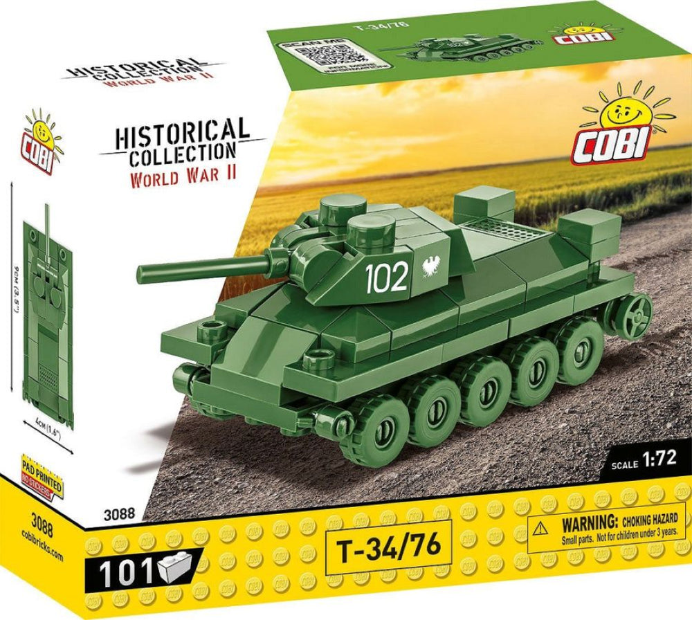 Image Pop Weasel - Image 2 of World War 2 - T-34/76 Tank (101 Piece Kit) - Cobi - Model - Image - Pop Weasel
