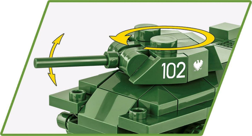 Image Pop Weasel - Image 4 of World War 2 - T-34/76 Tank (101 Piece Kit) - Cobi - Model - Image - Pop Weasel