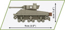 Image Pop Weasel - Image 5 of World War 2 - M4A3 Sherman Tank (103 Piece Kit) - Cobi